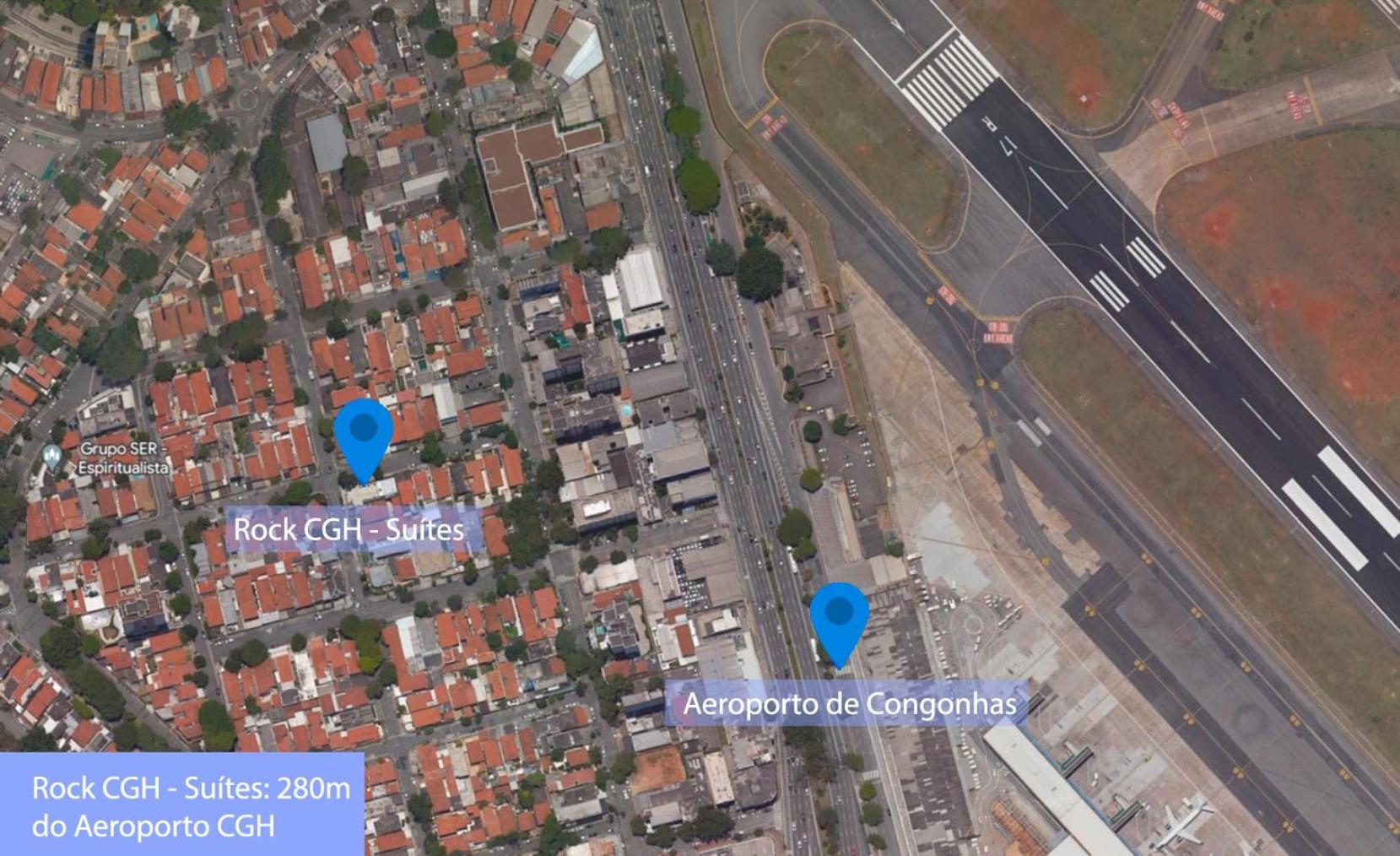 Rock Cgh Suites - Aeroporto De Congonhas São Paulo Exterior photo
